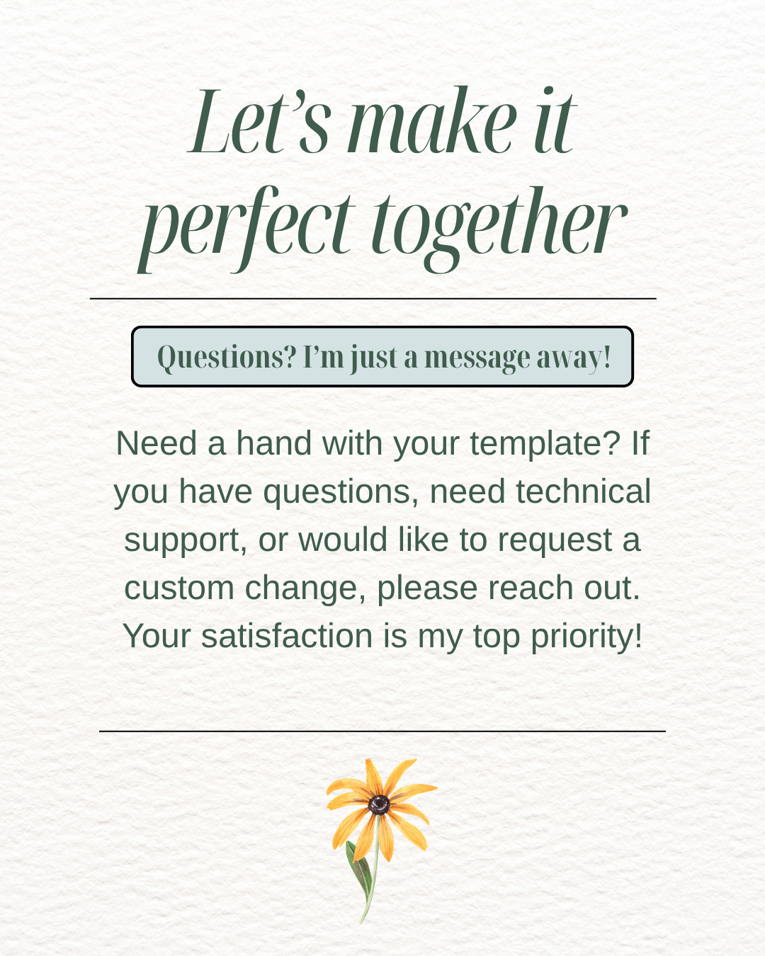 Wildflower Border Baby Shower Welcome Sign | Editable Canva Template | Digital Download